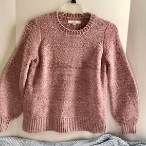 New! Loft Women's Chenille Blouson Plush Sweater- 100% Polyester NWT Sz M